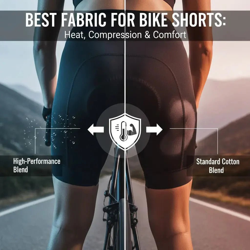 Best Fabric for Bike Shorts: Heat, Compression & Comfort - Spandexbyyard