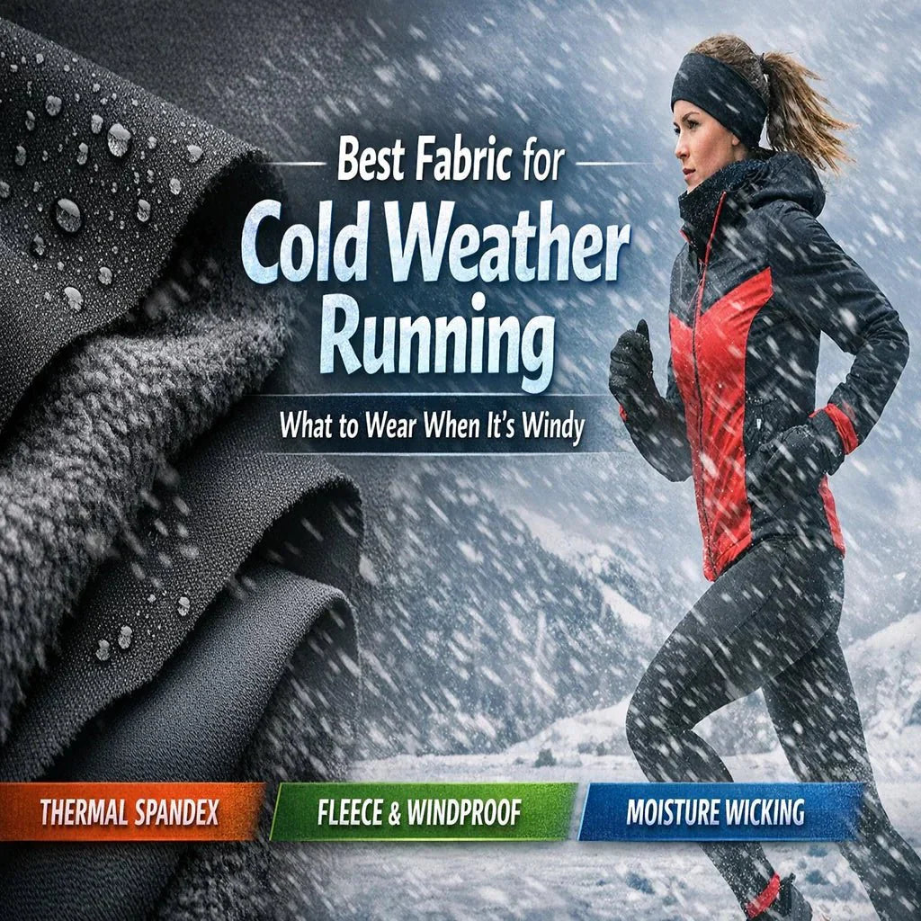 Best Fabric for Cold Weather Running (Windy Guide) - Spandexbyyard