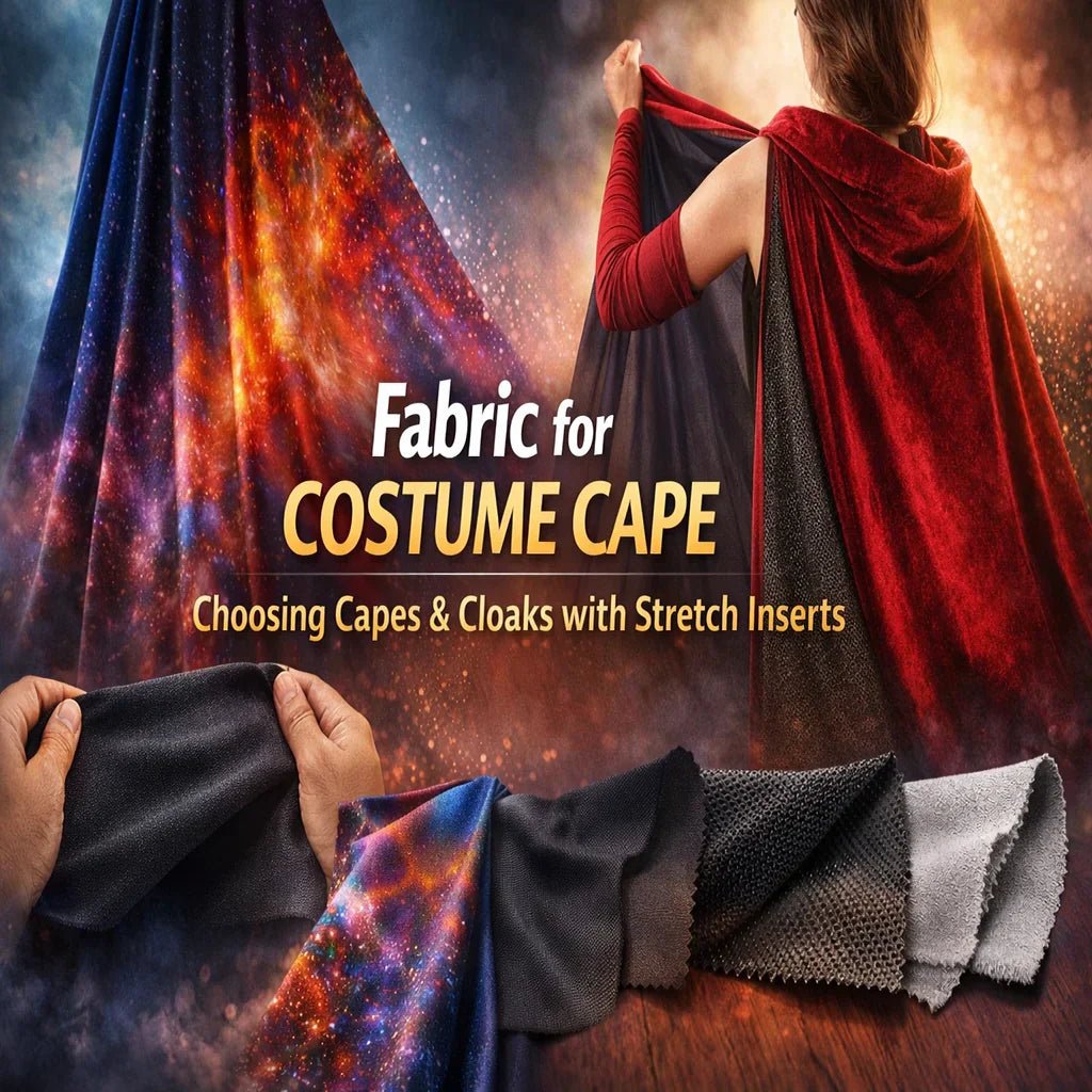 Best Fabric for Costume Capes: Stretch, Flow & Comfort - Spandexbyyard