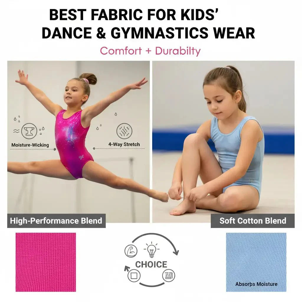 Best Fabric for Kids’ Dance and Gymnastics Wear: Comfort + Durability - Spandexbyyard