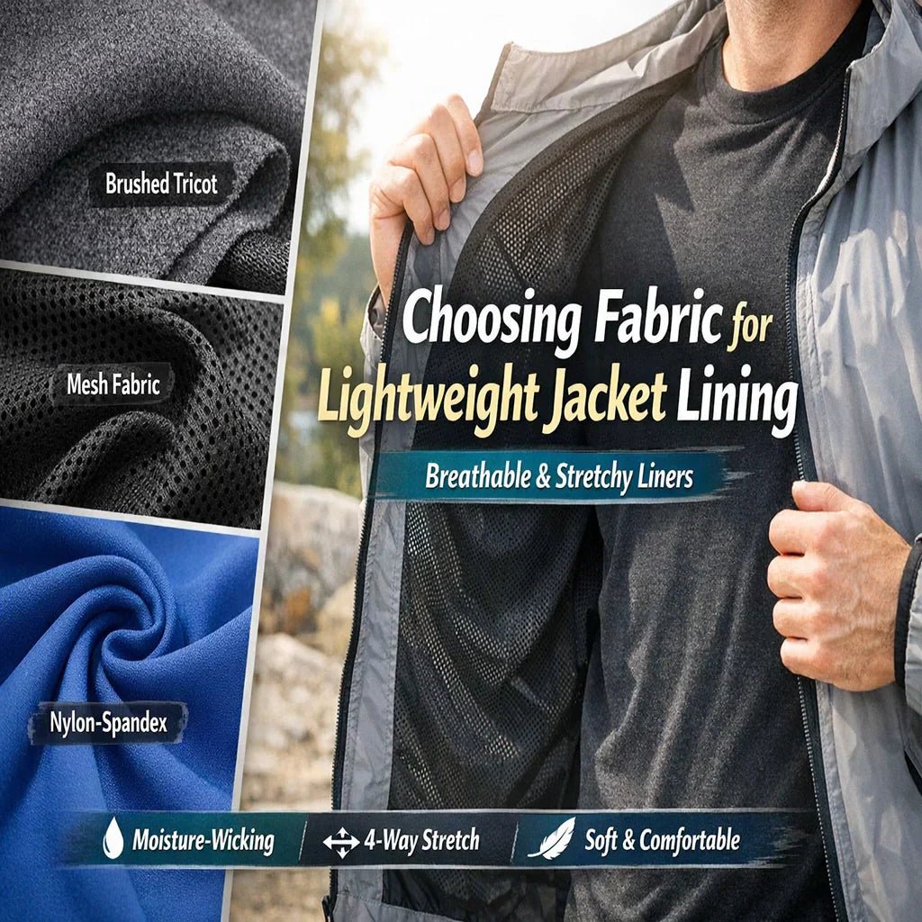 Best Fabric for Lightweight Jacket Lining: Breathable & Comfortable Options - Spandexbyyard