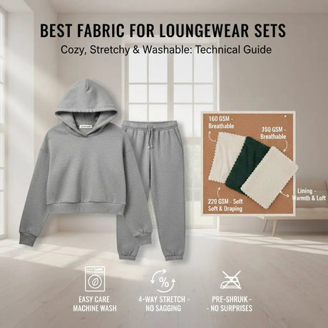 Best Fabric for Loungewear Sets: Cozy, Stretchy & Washable - Spandexbyyard