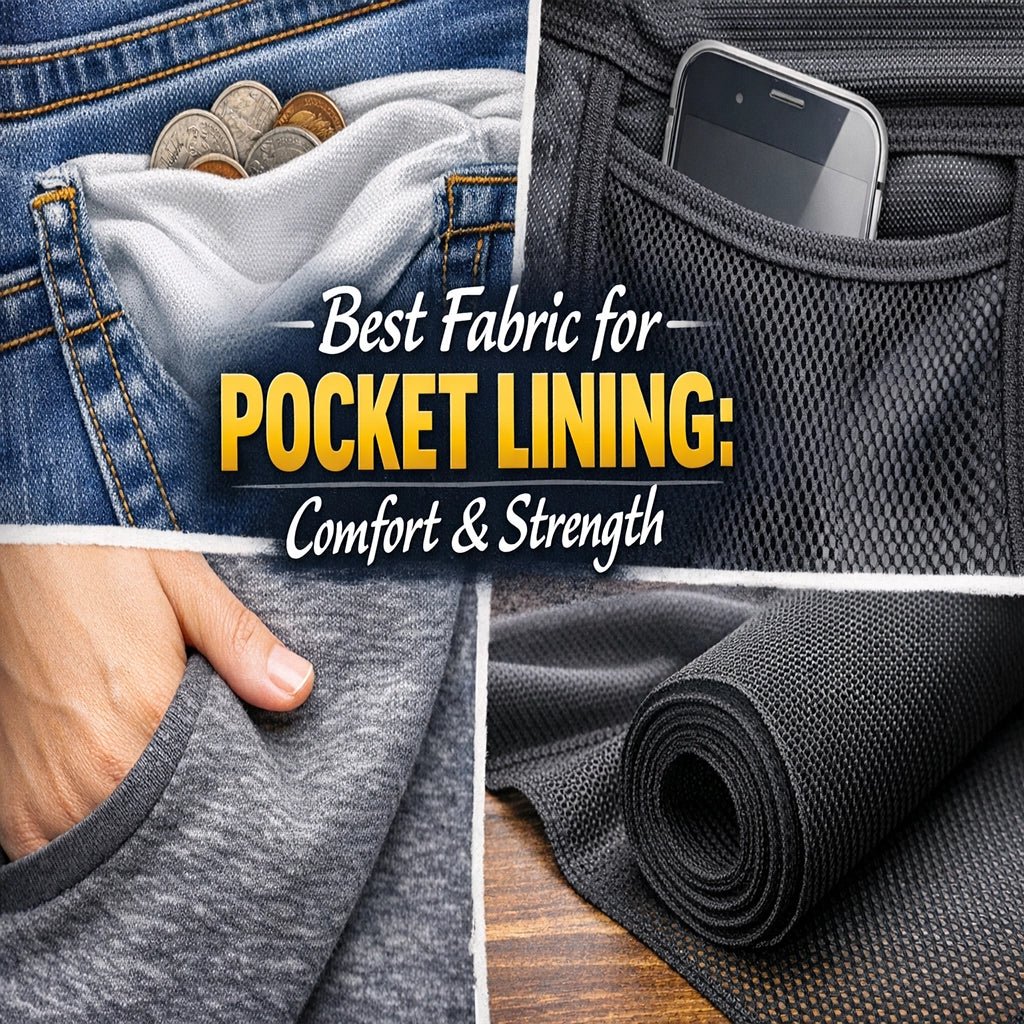 Best Fabric for Pocket Lining: Comfort, Strength & Durability - Spandexbyyard