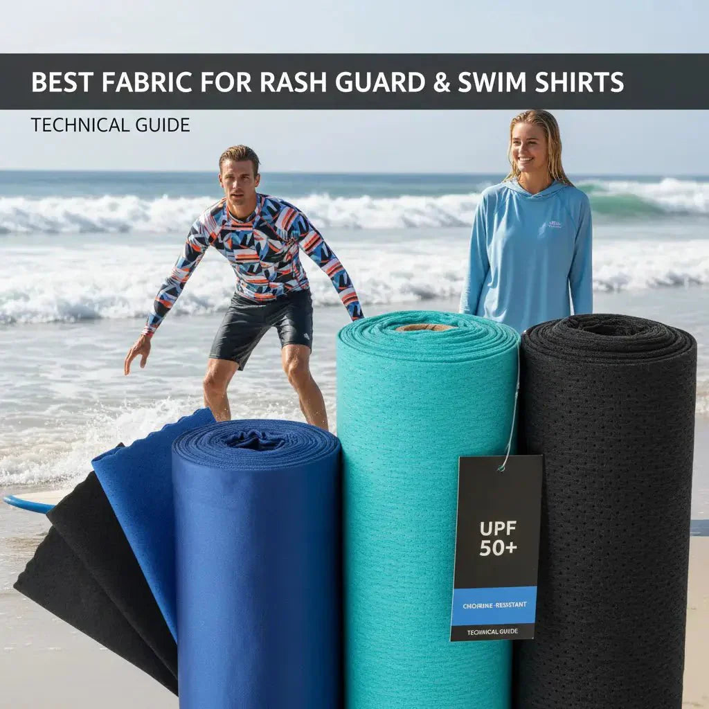 Best Fabric for Rash Guard and Swim Shirts: Technical Guide - Spandexbyyard