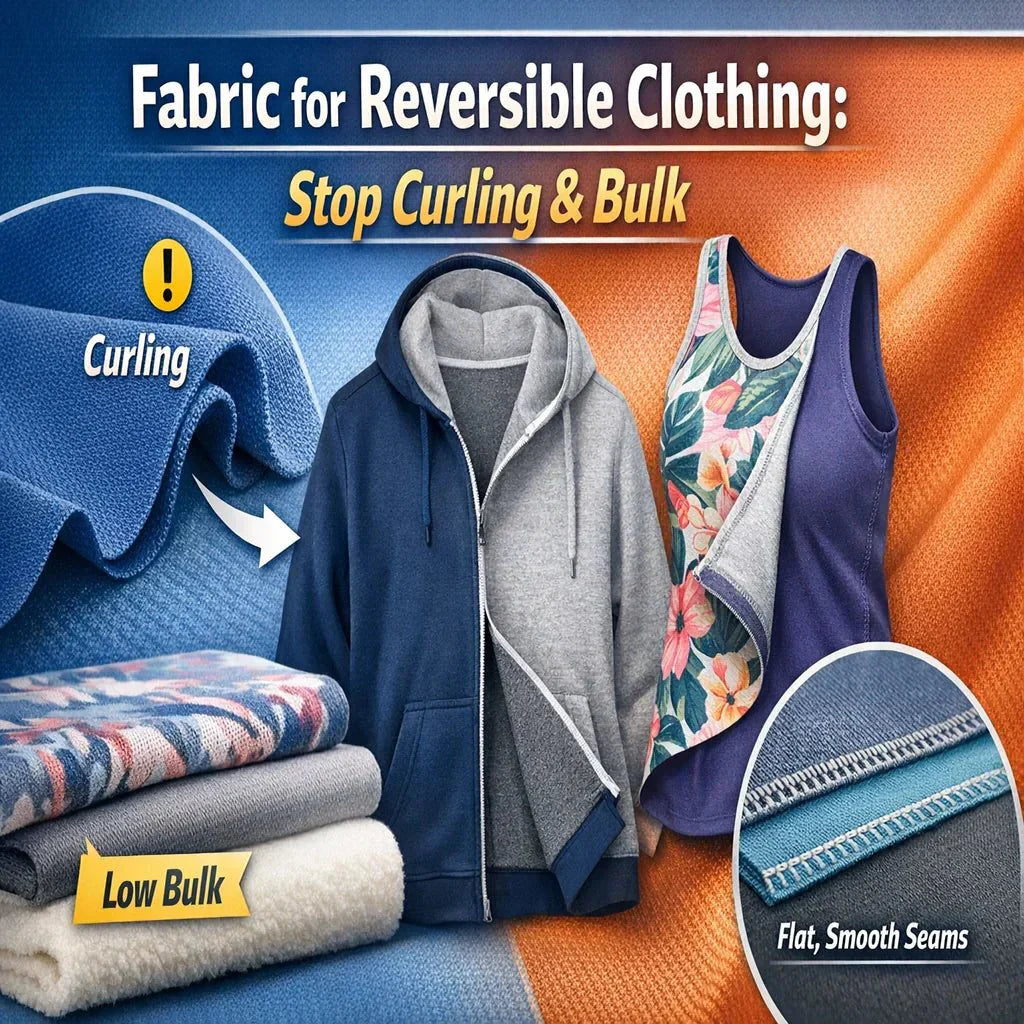 Best Fabric for Reversible Clothing: No Curling, No Bulk - Spandexbyyard