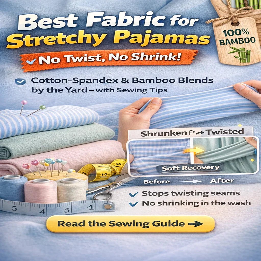 Best Fabric for Stretchy Pajamas: No Twist, No Shrink - Spandexbyyard