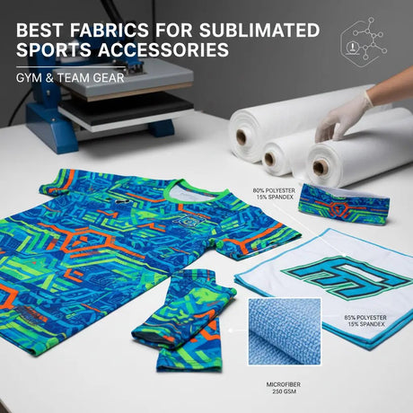 Best Fabrics for Sublimated Sports Accessories – Gym & Team Gear - Spandexbyyard