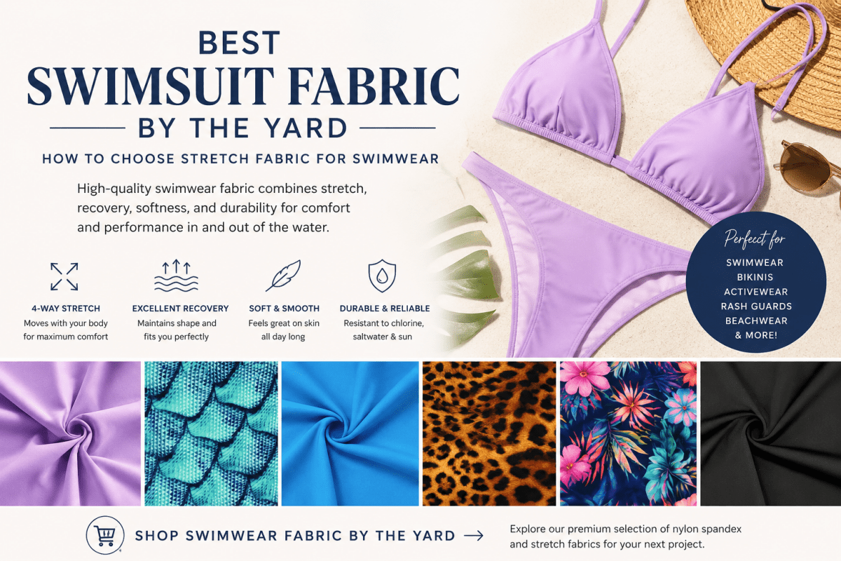Best Swimsuit Fabric by the Yard: How to Choose Stretch Fabric for Swimwear - Spandexbyyard