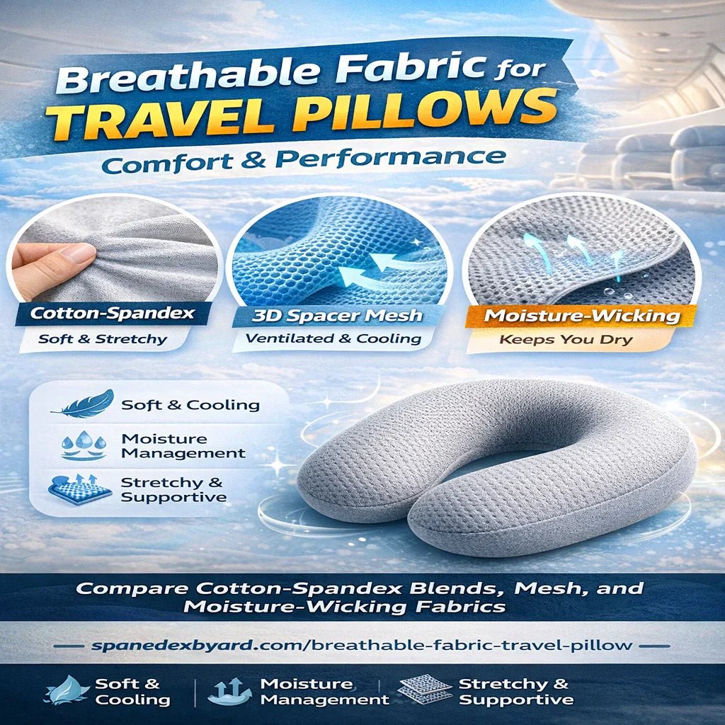 Breathable Fabric for Travel Pillows: Comfort & Performance - Spandexbyyard