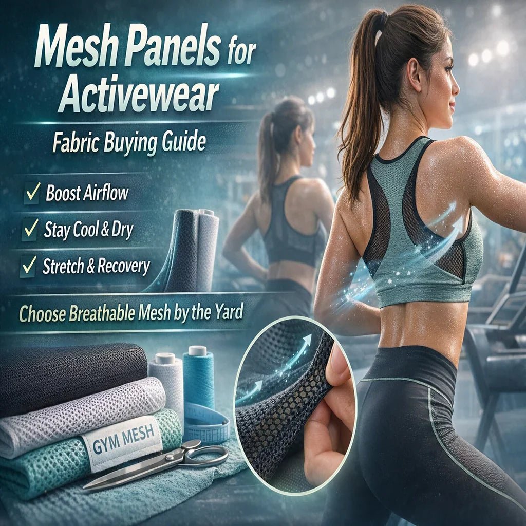 Breathable Mesh Fabric for Activewear: Stay Cool & Comfortable - Spandexbyyard