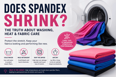 Does Spandex Shrink? The Truth About Washing, Heat & Fabric Care - Spandexbyyard