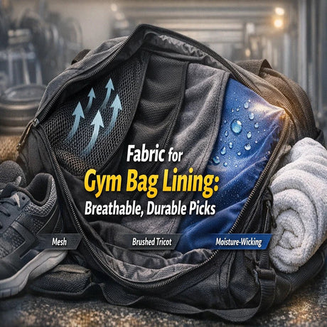 Fabric for Gym Bag Lining: Breathable, Durable Picks - Spandexbyyard