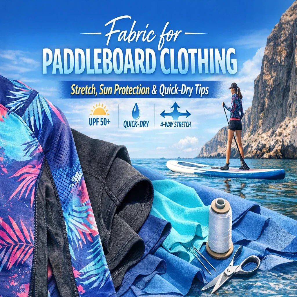 Fabric for Paddleboard Clothing: Quick-Dry Stretch Guide - Spandexbyyard
