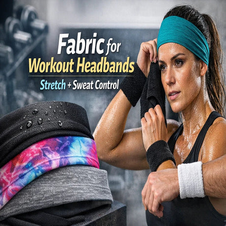 Fabric for Workout Headbands: Stretch + Sweat Control - Spandexbyyard