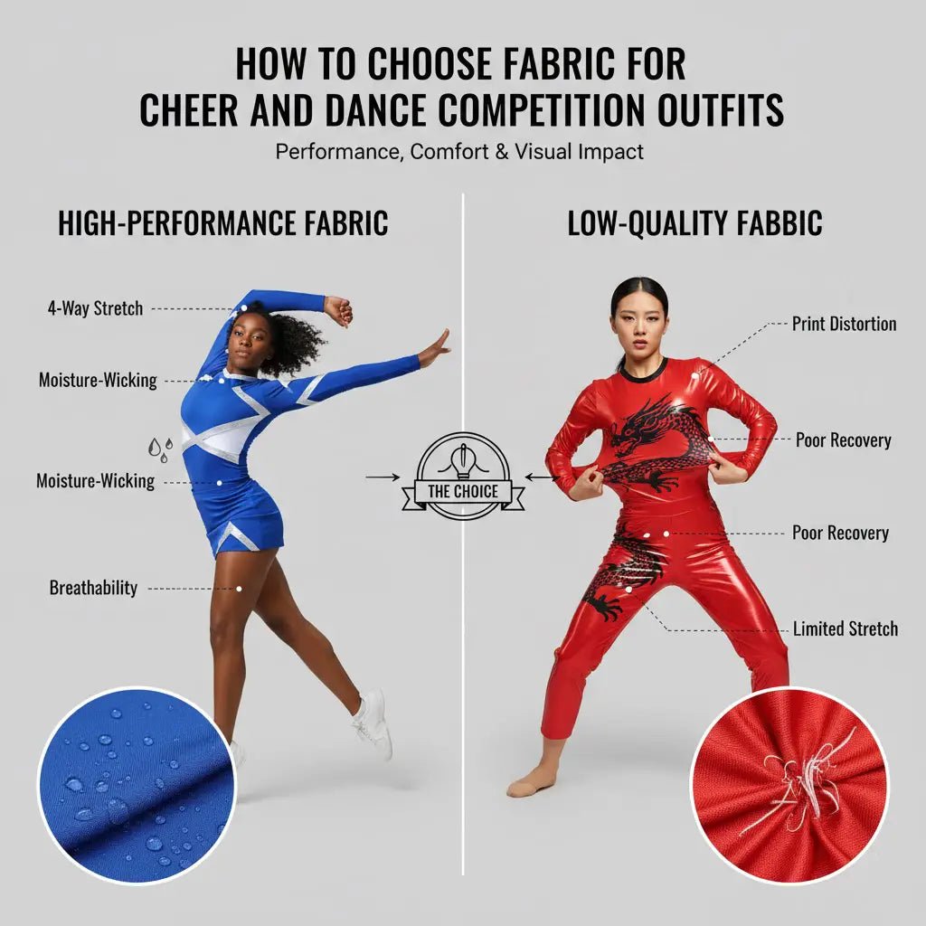 How to Choose Fabric for Cheer and Dance Competition Outfits - Spandexbyyard