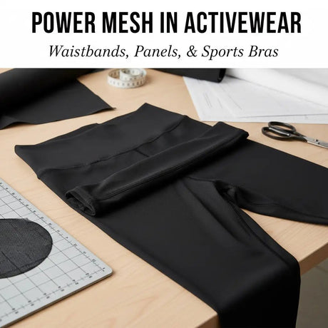 How to Use Power Mesh in Waistbands, Panels, and Sports Bras - Spandexbyyard