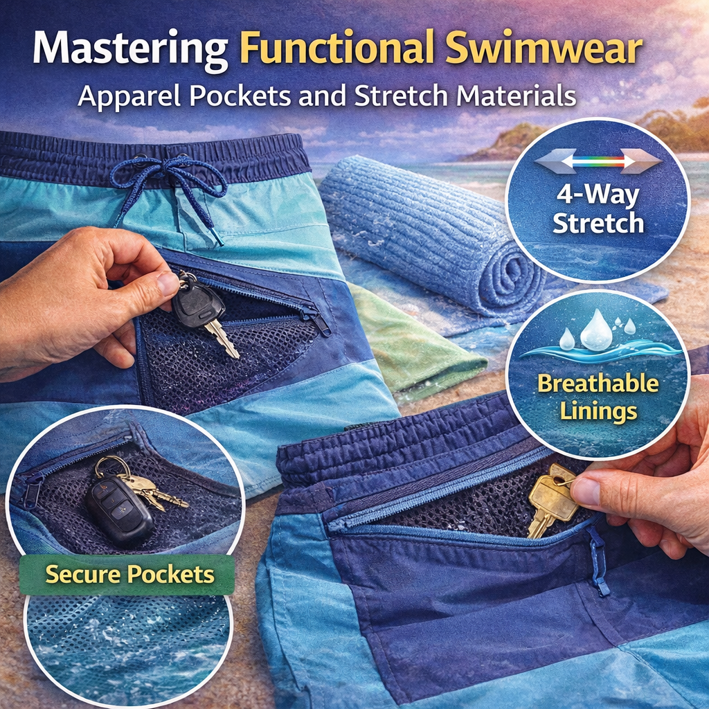 Mastering Functional Swimwear: Apparel Pockets and Stretch Materials ...