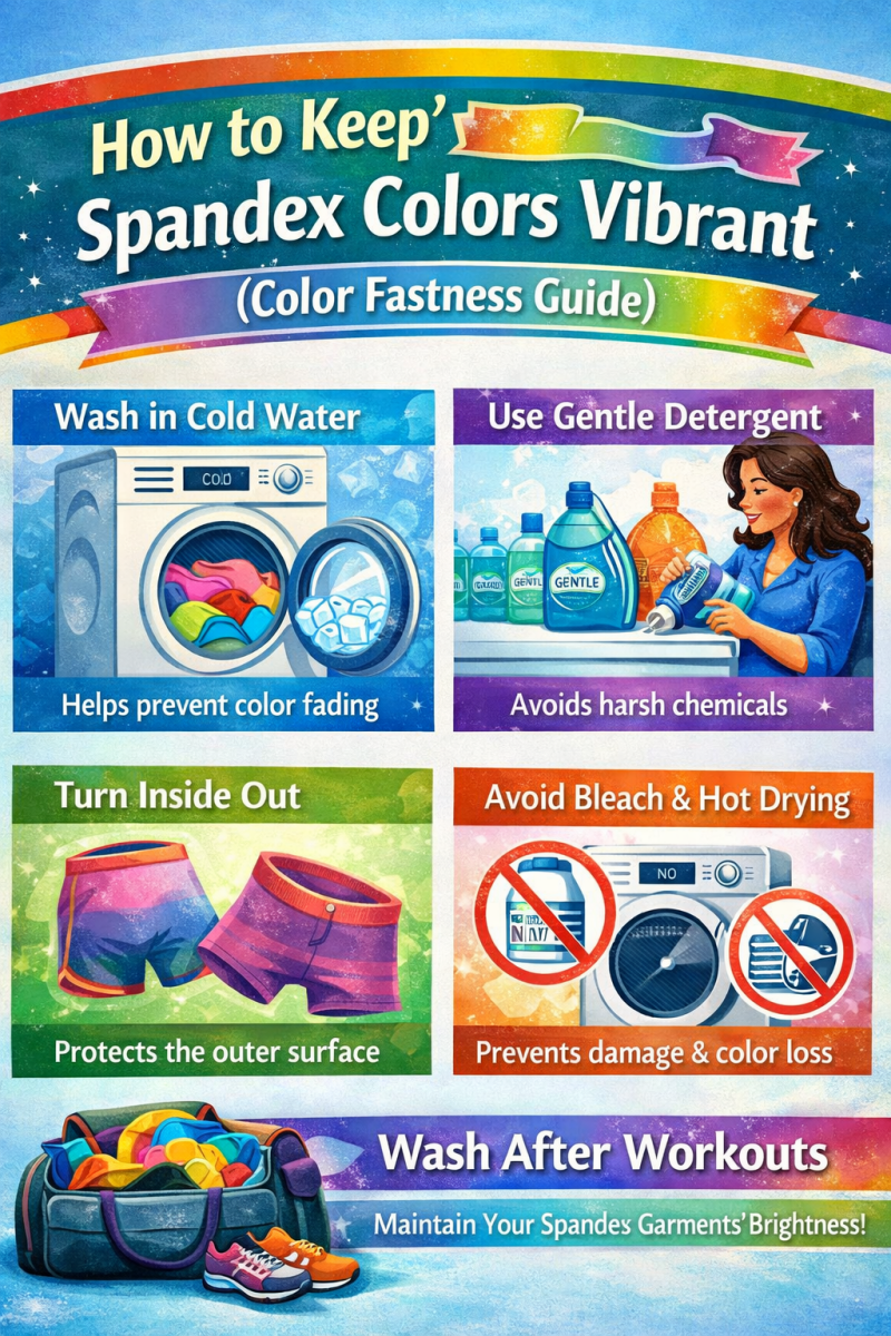 Spandex Color Fastness: How to Prevent Fading - Spandexbyyard