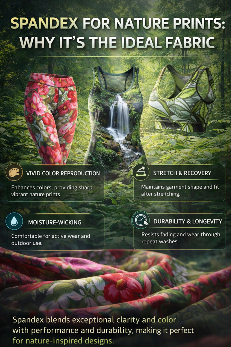 Spandex for Nature Prints: Why It’s the Ideal Fabric - Spandexbyyard