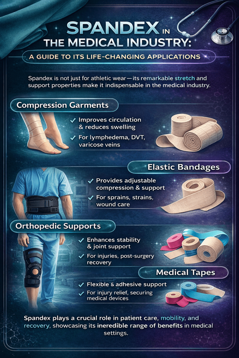 Spandex in Medical Textiles: Uses & Benefits Explained - Spandexbyyard