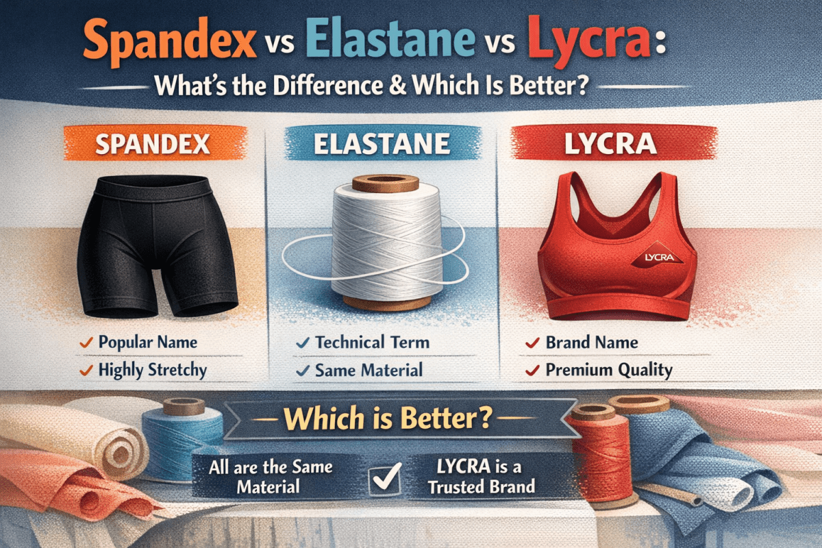 Spandex vs Elastane vs Lycra: What’s the Difference & Which Is Better? - Spandexbyyard