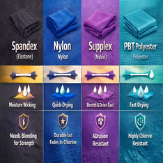 Spandex vs Nylon vs Supplex vs PBT: A Complete Comparison - Spandexbyyard