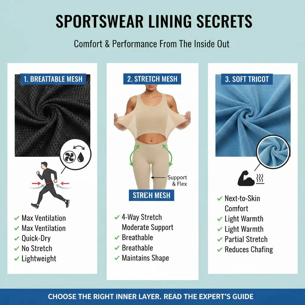 Sportswear Lining Types - Spandexbyyard