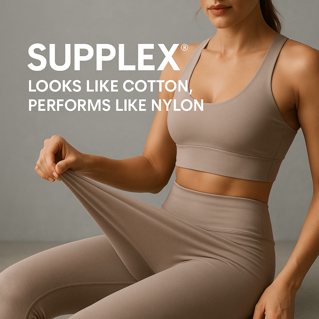 Supplex Fabric Guide Cotton Feel with Performance Power