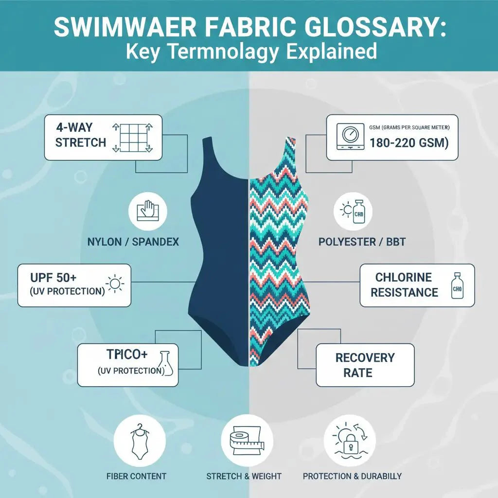 Swimwear Fabric Glossary: Key Terminology Explained - Spandexbyyard