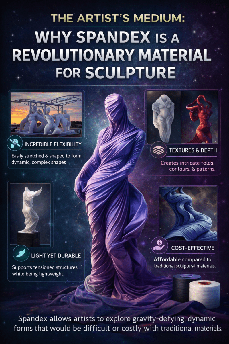 The Artist's Medium: Why Spandex is a Revolutionary Material for Sculpture - Spandexbyyard