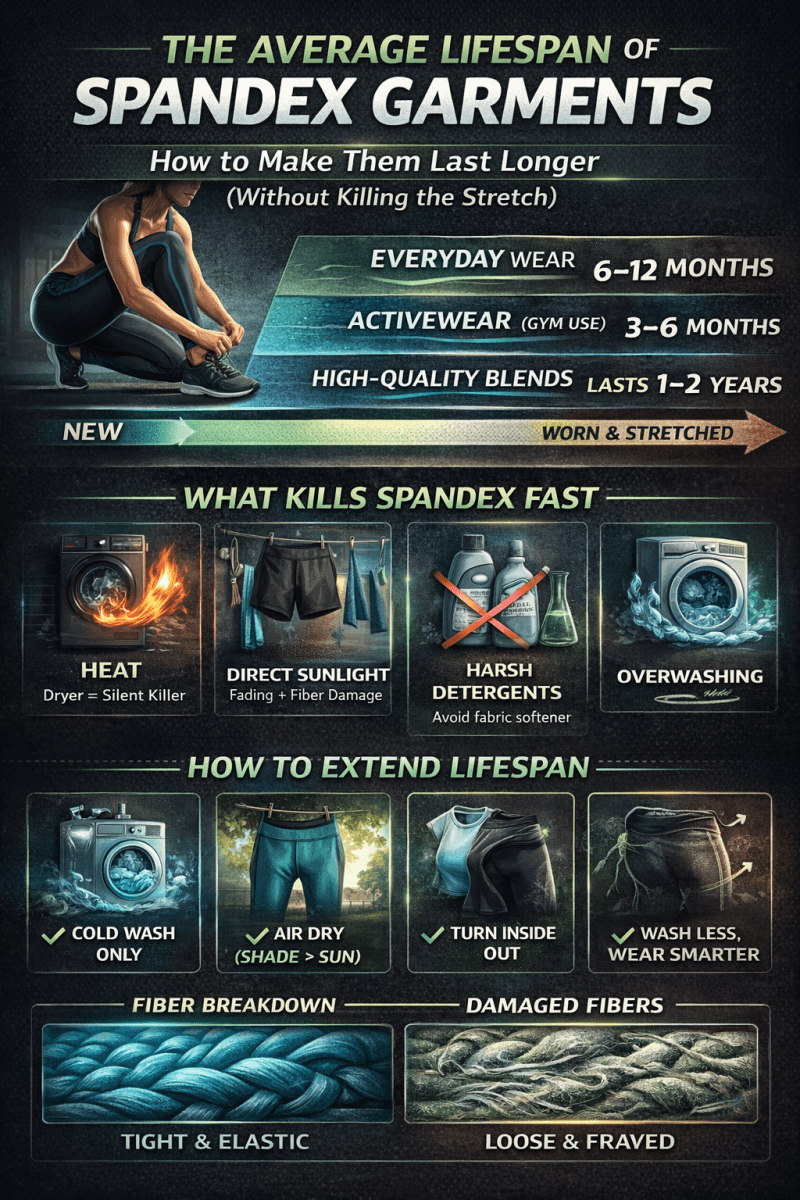 The Average Lifespan of Spandex Garments and How to Make Them Last - Spandexbyyard