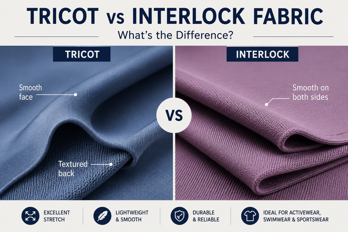 Tricot vs Interlock Fabric: What's the Difference? - Spandexbyyard