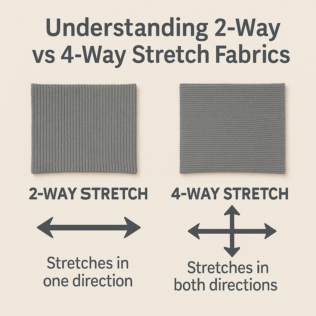 Understanding 2-Way vs 4-Way Stretch Fabrics