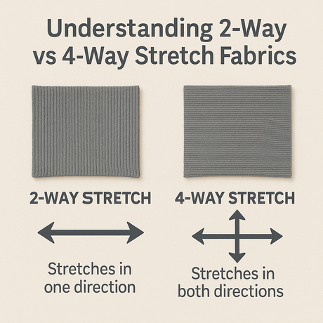 Understanding 2-Way vs 4-Way Stretch Fabrics