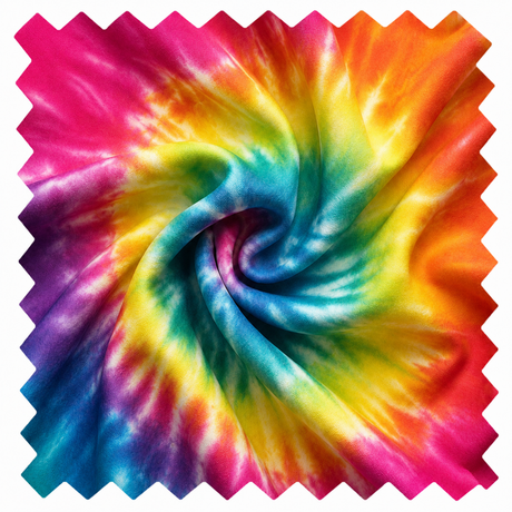 Tie Dye Fabric by the Yard | Stretch Tie Dye Fabric for Apparel & Activewear - Spandexbyyard