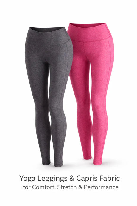 Yoga Leggings & Capris Fabric | Stretch Nylon Spandex Activewear Fabric - Spandexbyyard
