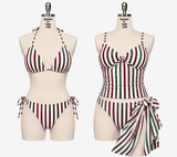 1/4 in Rome Stripe Poly Vertical Stripe Stretch Fabric for Swimwear & Activewear - Spandexbyyard