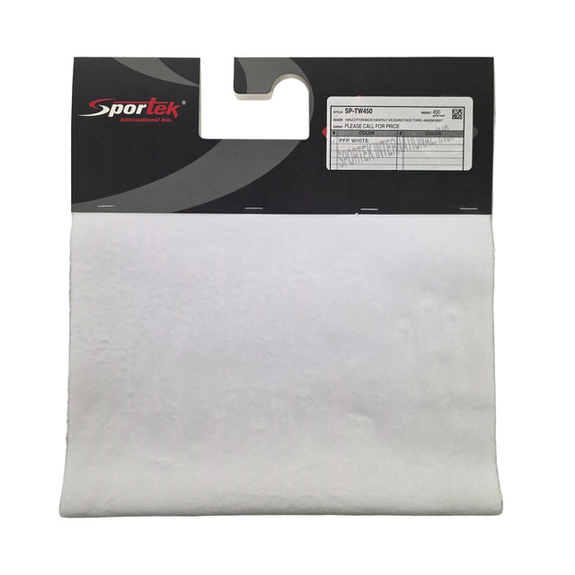 A white Sportek replacement filter cartridge in its original retail packaging, featuring a black header card with the Sportek logo and a product information label.