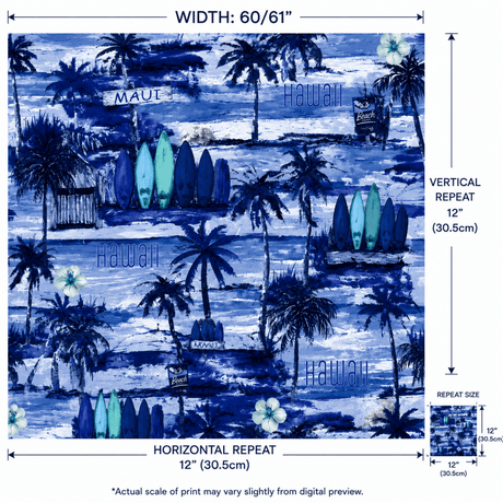 40897 Surfers Beach Printed Spandex Fabric – Tropical Beach Stretch Fabric for Swimwear, Activewear & Fashion by the Yard - Spandexbyyard