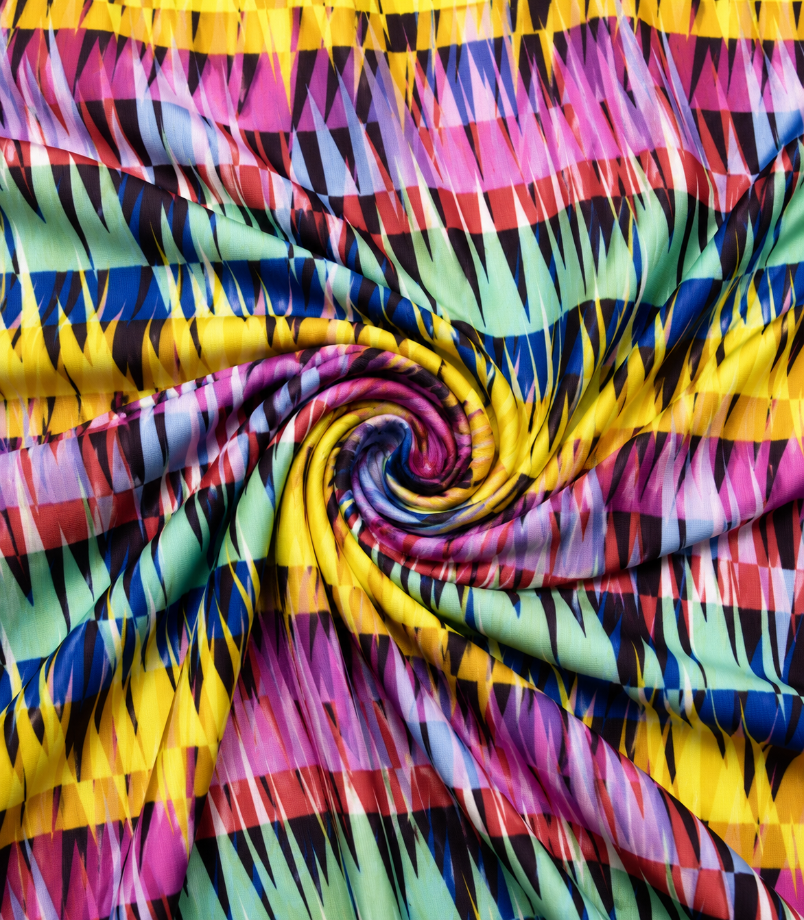 P-SPT01 Abstract Print Spandex Fabric by the Yard