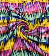 P-SPT01 Abstract Print Spandex Fabric by the Yard
