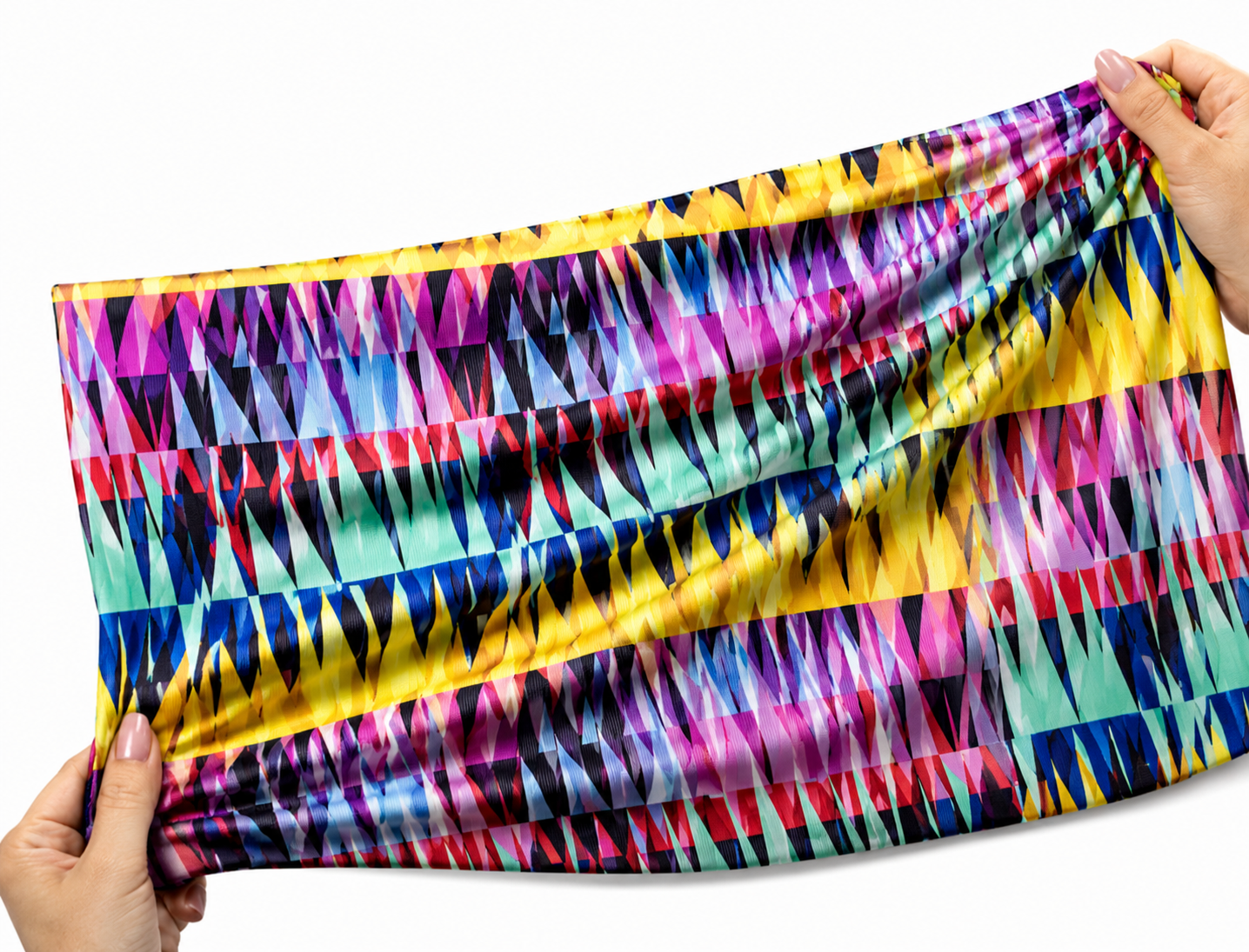 P-SPT01 Abstract Print Spandex Fabric by the Yard