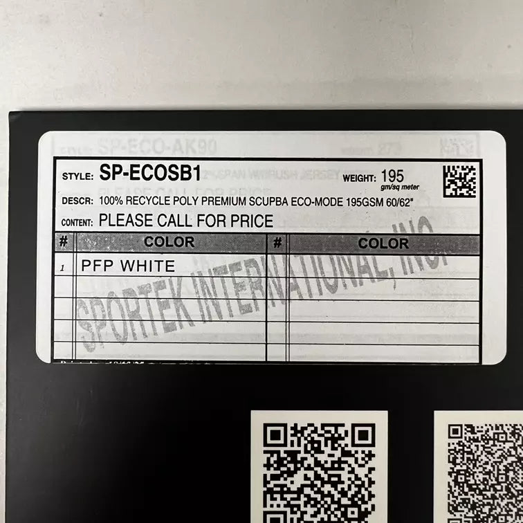 SP-ECOSB1 | SCUBA Recycled Polyester Fabric