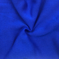 Sportek Spun Poly Sweat Fleece fabric in vibrant blue, featuring anti-pilling technology, soft cotton feel, and 235 GSM weight.