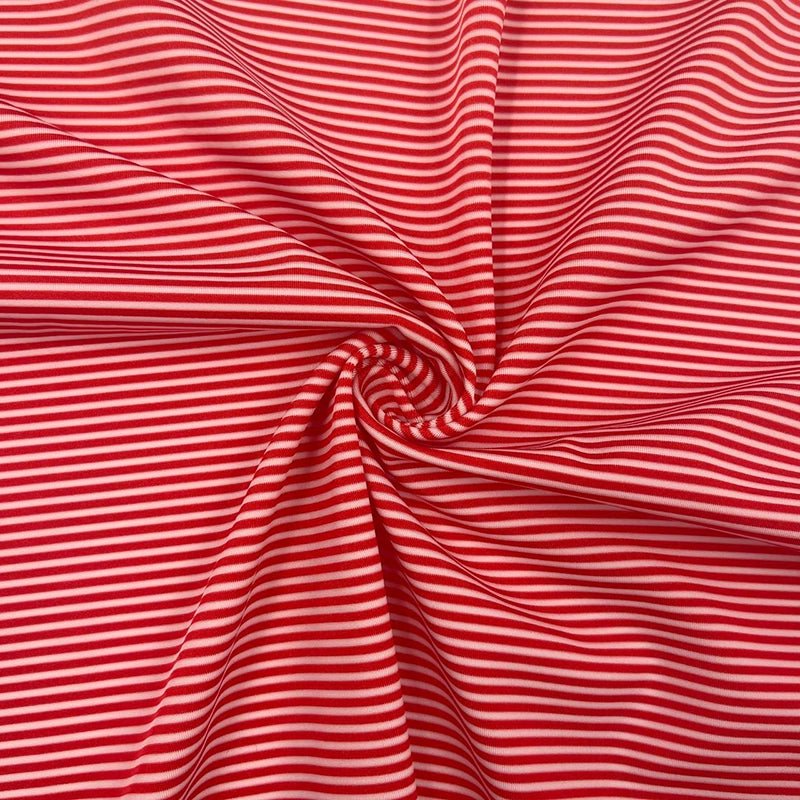 F - 70L Sportek Nylon - LYCRA®Life Chlorine Resist and UPF50+ Tricot Yarn - Dyed Stripe - Spandexbyyard