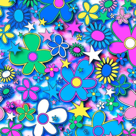 Flower Stars 3 - Spandexbyyard