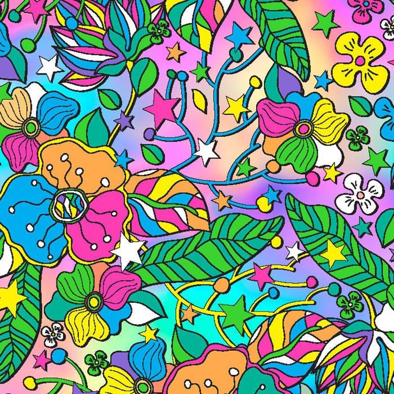 Flower Stars 4 - Spandexbyyard