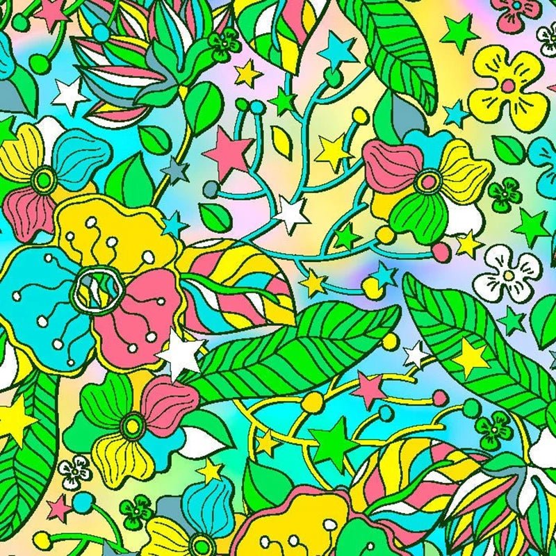 Flower Stars 4 - Spandexbyyard