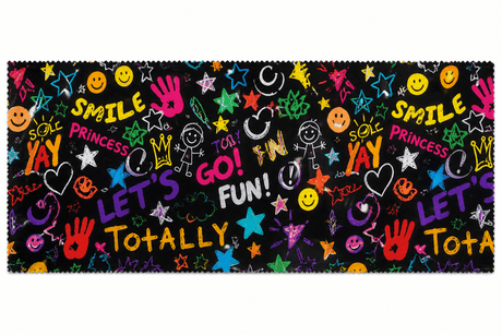 Kids Word Play Printed Spandex Fabric – Stretch Fabric for Kids Clothing & Apparel | Spandexbyyard - Spandexbyyard