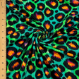 Neon Leopard Print Spandex Fabric – Polyester Stretch Fabric for Activewear, Leggings & Swimwear - Spandexbyyard